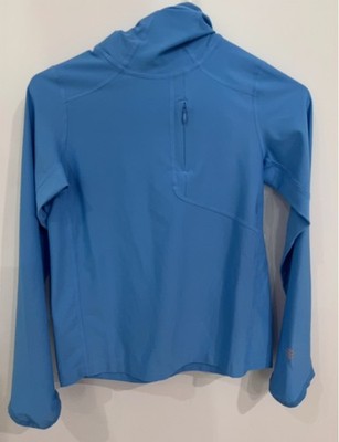 Coolibar Shirt Kids L Blue Hoodie Active Performance Outdoor UPF Stretch