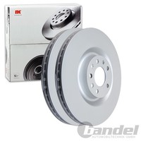 2X NK Bremsscheiben 345Mm BelÜFtet Vorne Passend FÜR Cadillac BLS Opel Signum