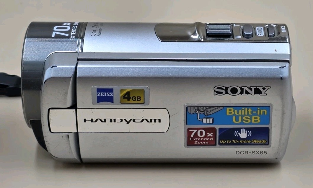 Sony Handycam DCR-SX65 Silver for sale online | eBay