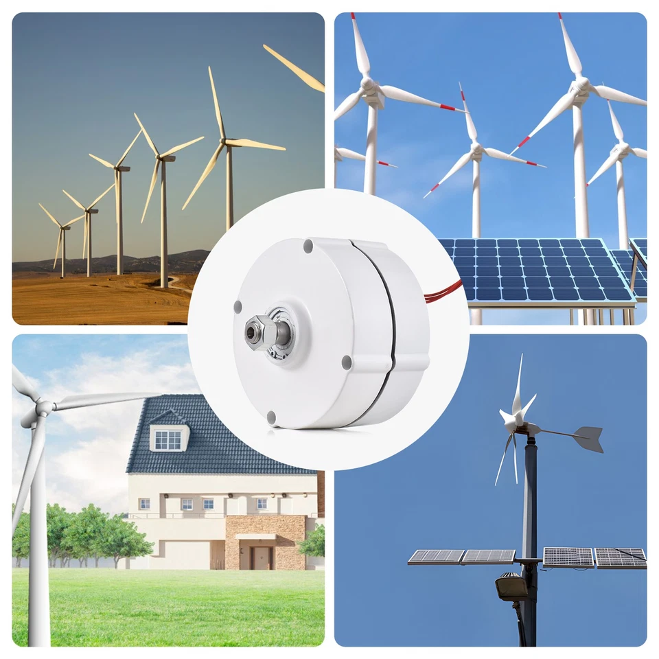 300W 3 Phase Permanent Magnet Generator High Power For Wind Turbine 12V FEVK - Image 4 of 4