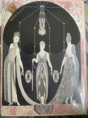 Art Deco Erté Greeting Card Three Graces - Flame Tree Publishing 2002 *NIP