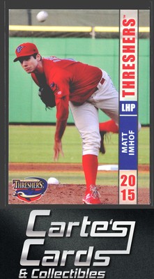 Matt Imhof 2015 Grandstand Clearwater Threshers #NNO Clearwater Threshers
