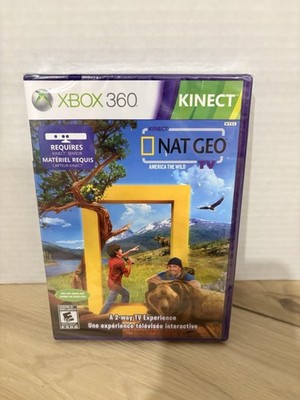 Kinect Nat Geo TV America the wild-Xbox 360 1-6 players NEW FACTORY SEALED