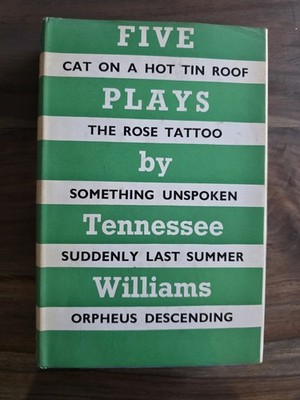 5 plays by....Williams. 1st edition. incl. Cat on a Hot Tin Roof. Secker Warburg