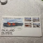 FALKLAND ISLANDS-(-1994-)-SANDBEACHES & TRANSPORT-OFFICIAL FDC#399