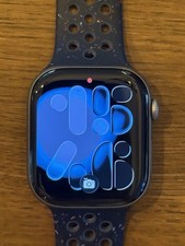 Apple Watch Series 11 GPS - 46mm Silver Aluminum - Midnight Sky Nike Sport Band