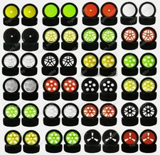 17mm Hex 1:8 RC Car Off-Road Ruber Tire Wheel Rim Tyres 4Pcs For HPI HSP Buggy