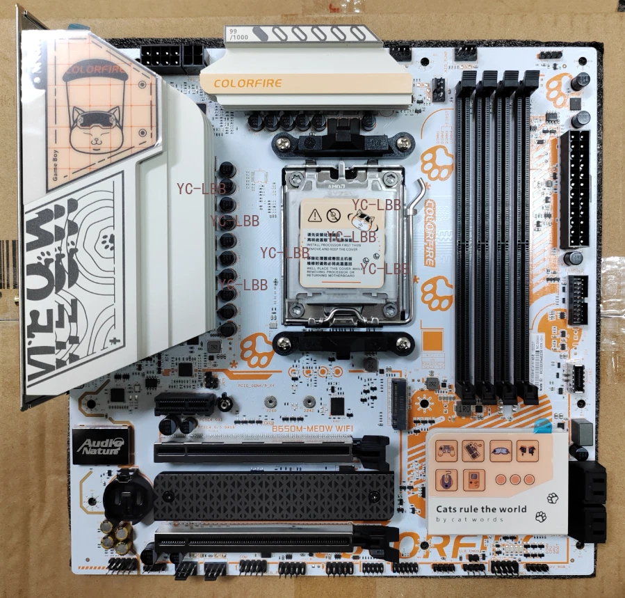 COLORFIRE B650M-MEOW WIFI DDR5 Motherboard - Image 2 of 4