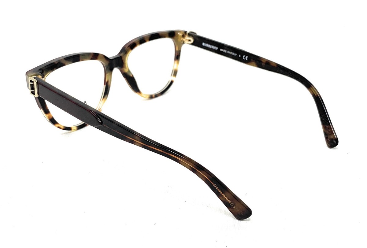 Burberry Women\'s Eyeglasses BE 2268 3682 Red on Tortoise 51mm Burberry Glasses BE-2268 3682 main image 3