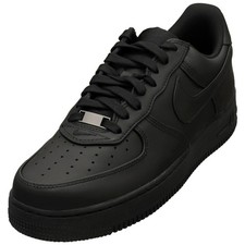 Nike Air Force 1 Low Retro Premium Mens Casual Sneakers in Black - 8 US