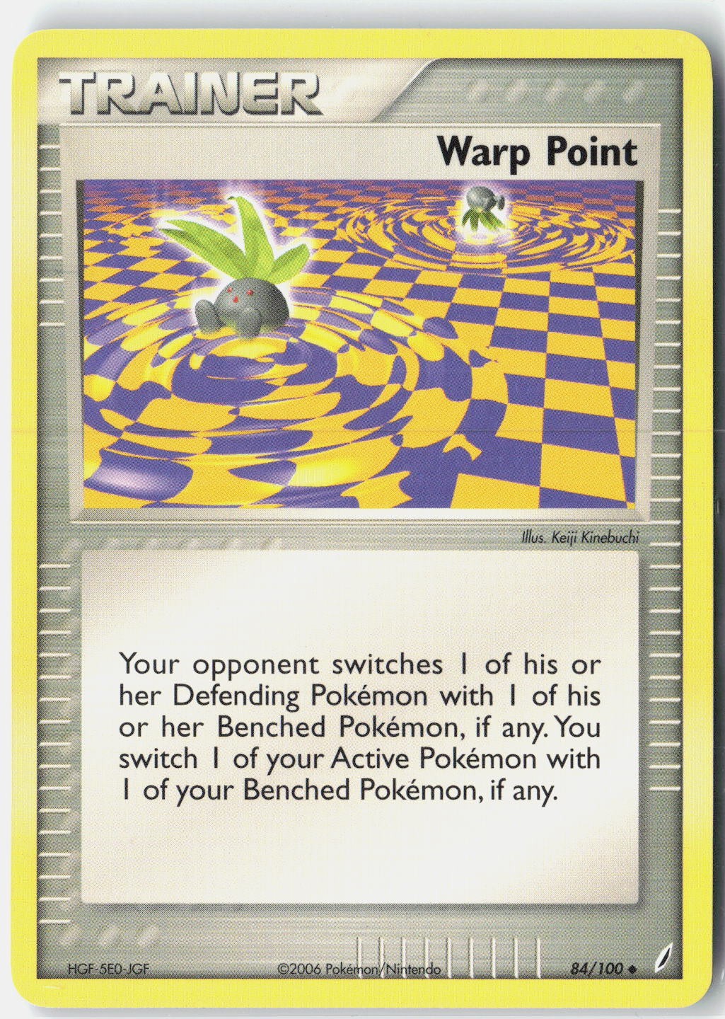 Warp Point Crystal Guardians 84/100 Pokemon Card