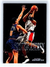 1999-00 Skybox Dominion Scottie Pippen #94 Houston Rockets NBA HOF Basketball