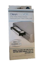 VHS Head Cleaner Wet/Dry Technology Player Cleaner Clean Dr No Solution