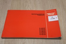Deutz D4007 D4507 D4807 D5207 D6207 Bedienungsanleitung 2973116  1980 xb11186