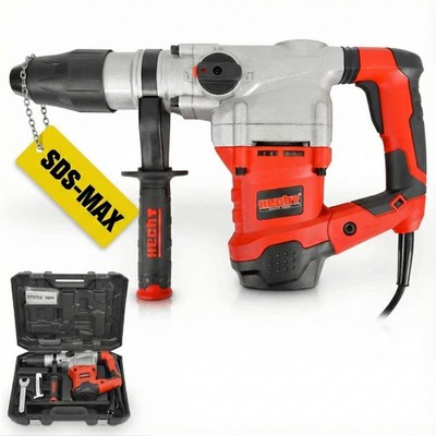 Bohrhammer Schlagbohrer SDS MAX Bohrmaschine 16000W 9J 2in1 mit Zubehör Koffer