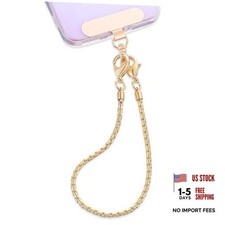 Phone Wrist Strap Metal Phone Chain Wristlet Detachable Cellphone Lanyard