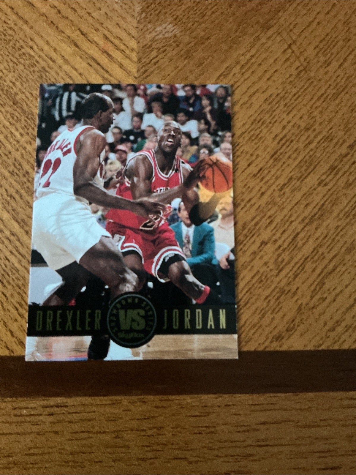 1993 Skybox Premium - Showdown Series Clyde Drexler, Michael Jordan #SS11