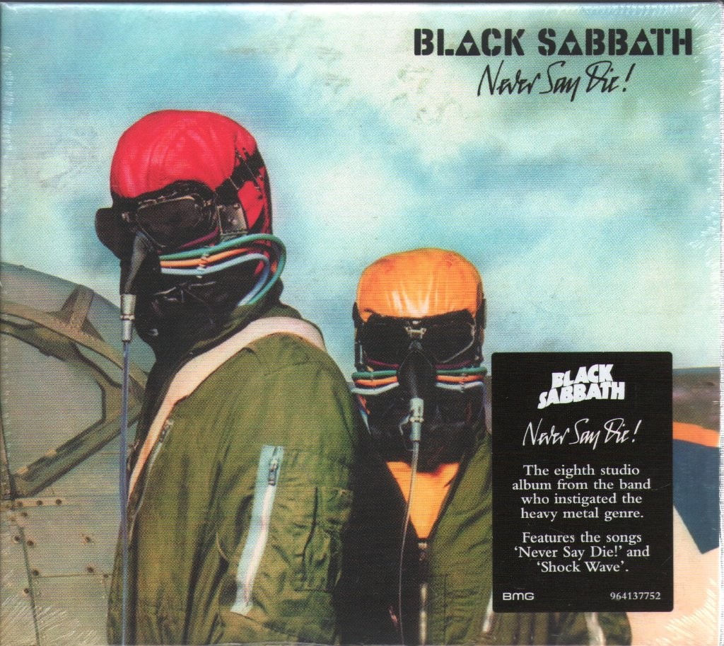 Black Sabbath Never Say Die! CD Europe BMG 2025 2009 Remaster In tri-fold card