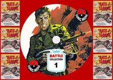 Battle Picture Library UK Comics Collection 1 On PC DVD Rom (CBR Format)