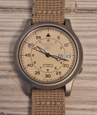 SEIKO 5 Automatic 7S26-02J0 Men's Military Watch | eBay