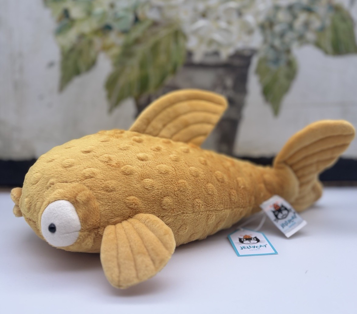 Jellycat GRACIE GROUPER Fish Soft Plush Toy BNWT 🐠 AUTHENTIC Rare