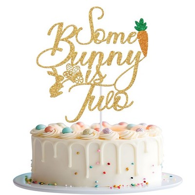 Some Bunny is Cake Topper, Bunny 2nd Decor, Spring Easter 2nd Decorations, Ea...