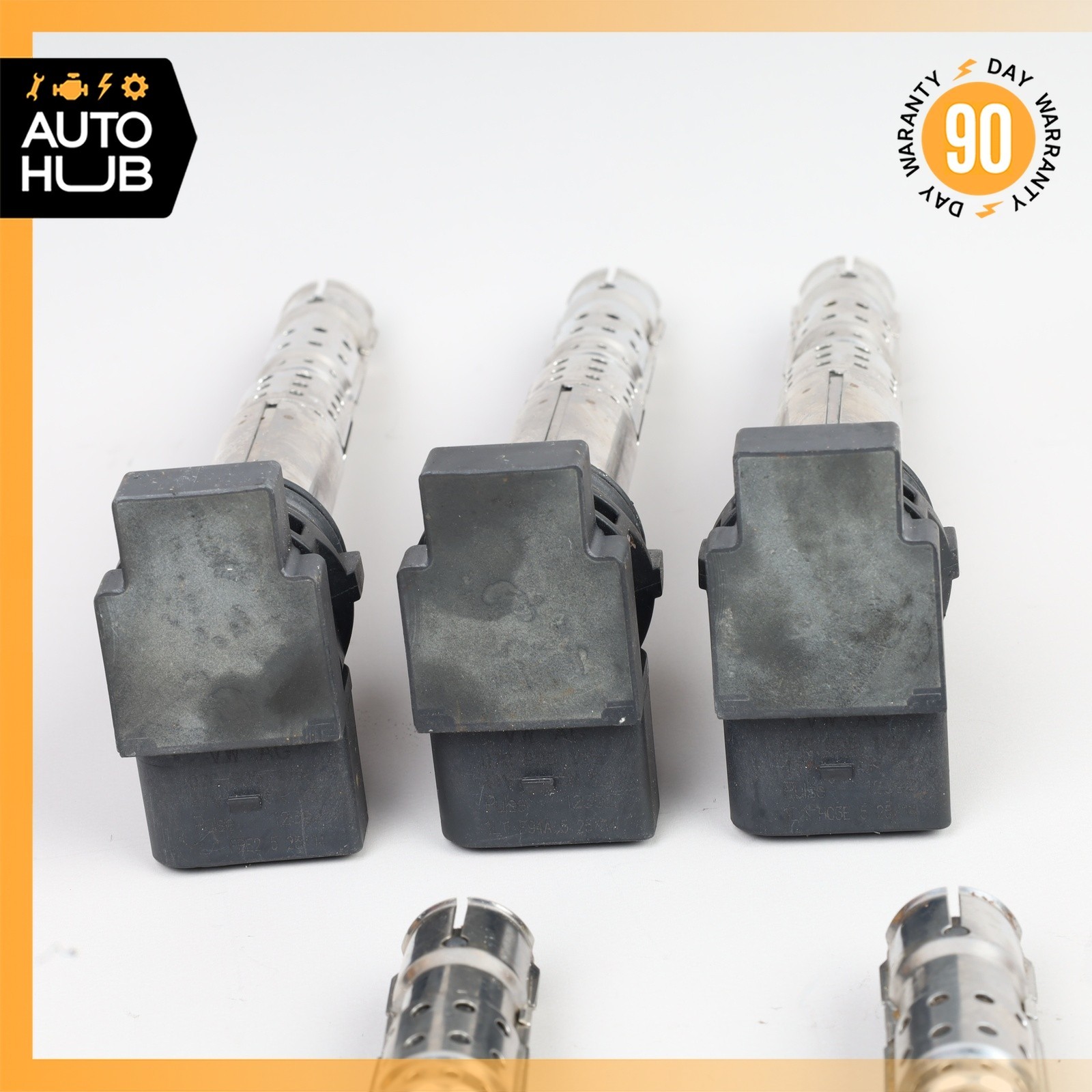 03-18 Bentley Continental GT GTC Flying Spur Ignition Coil Set of 6 OEM 87k