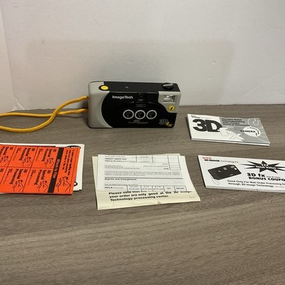 ImageTech 3D fx Lenticular 35mm Film Point & Shoot Camera Triple-Lens. Working