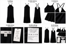 Mango BNWT Black Cross Back Halter Maxi Dress UK 12 Party Occasion RRP £32.99