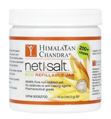 Neti Salt , Eco Refillable Jar, 12 oz (340.2 g)