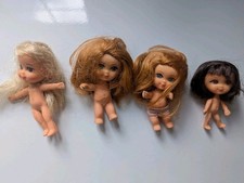 Lot of 4Vintage Liddle Kiddles Dolls 1965 Mattel Missing Hand