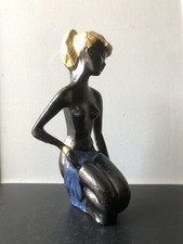 Vintage Sculpture Statue Figurine Femme Nu Design 1960 Mid Century Circa Rétro