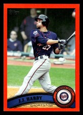 2011 Topps #272 J.J. Hardy Red Border #/245