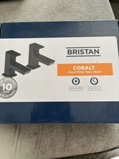Bristan Cobalt Black Basin Pillar Taps