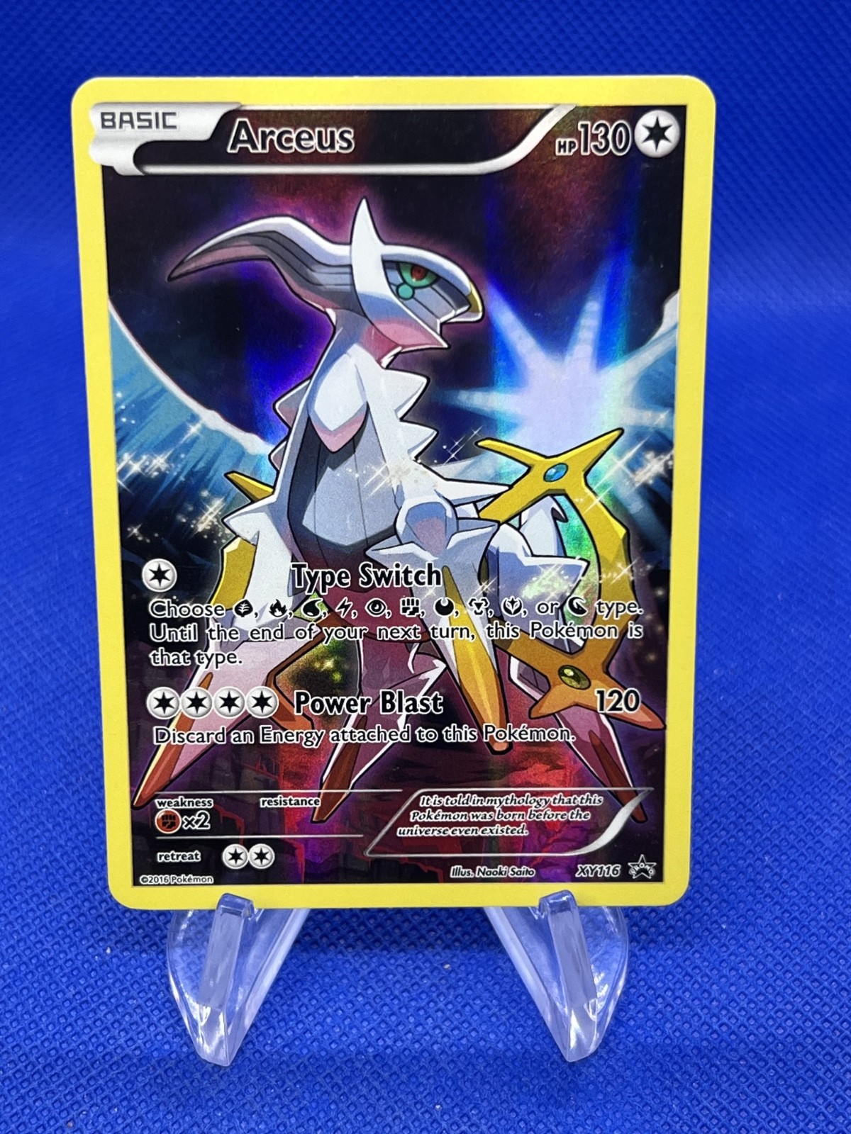 2016 Pokemon XY Promos Arceus XY116 Black Star Promo LP