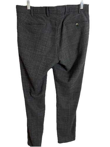 Mens MEYER ROMA Stretch Wool Blend Trousers Grey 36W32L - Picture 4 of 7