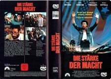 (FSK 18) VHS Videokassette - Die Stärke der Macht - Amy Irving, Andy Garcia