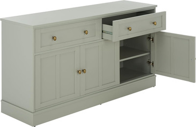 Light Grey Media Stand for TVs up to 55'' - Stylish Storage Console