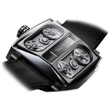 Tag Heuer Monaco V4 WAW2080 Black Skeleton Dial Titanium One of 200 Men's Watch 7