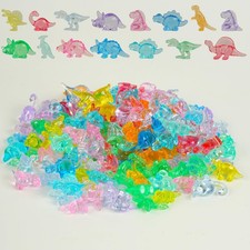 FXMHEHBB 180 Pieces Mini Dinosaur Figures, 1.1 inches, Multi-colored