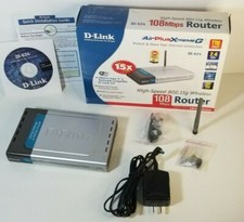NEW D-LINK AIRPLUS XTREME G DI-624 108Mbps 4-PORT LAN WiFi WIRELESS G ROUTER