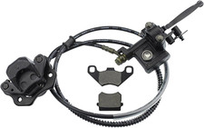 Left Hydraulic Brake Master Cylinder Caliper with Rear Disc Brake Pad Replacemen