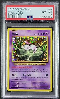 2016 Pokemon XY EVOLUTIONS Mew HOLO #53 PSA 8 NM-MT | eBay 2016 Pokemon XY EVOLUTIONS Mew HOLO #53 PSA 8 NM-MT | eBay