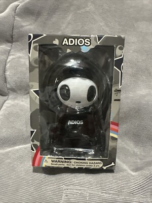 Tokidoki Adios 4'' Black Strangeco Vinyl Perfect Brand New Never Opened