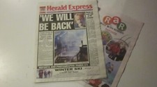 October 7th 2004, HERALD EXPRESS, Bruce Robertson, Keedie Babb, Becky Matthews.