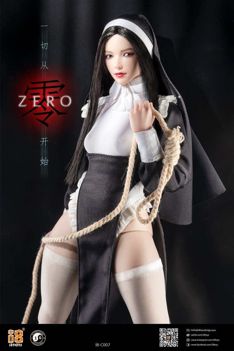 i8TOYS C007 1/6 Sexy Nun Sister Zero Costume & Movable Eyeball