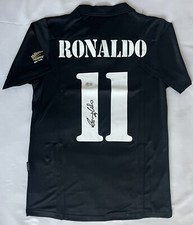 Ronaldo Nazario Real Madrid Signed Jersey Beckett COA Brazil