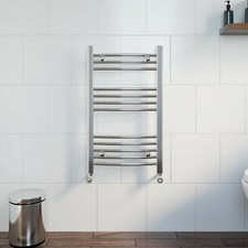 Bathroom Straight Curved Heated Towel Rail Radiator Rad Ladder Chrome All Sizes