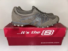 Skechers Active Women's Sneakers Size 6 Taupe/Lt Blue SN21139
