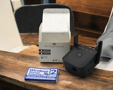 2023 WiFi Repeater Extender 300Mbps Dual Antenna  Open Box w/ Manual